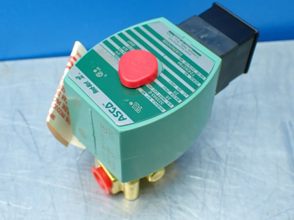 Asco 1/4" Pipe Redhat Solenoid Valve. - Mp-c-087