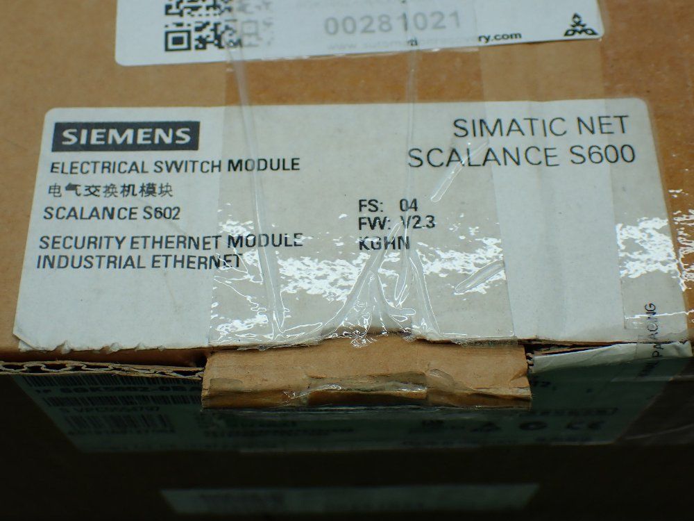 Siemens Scalance S602 Security Ethernet Module - 6gk5602-0ba00-2aa3