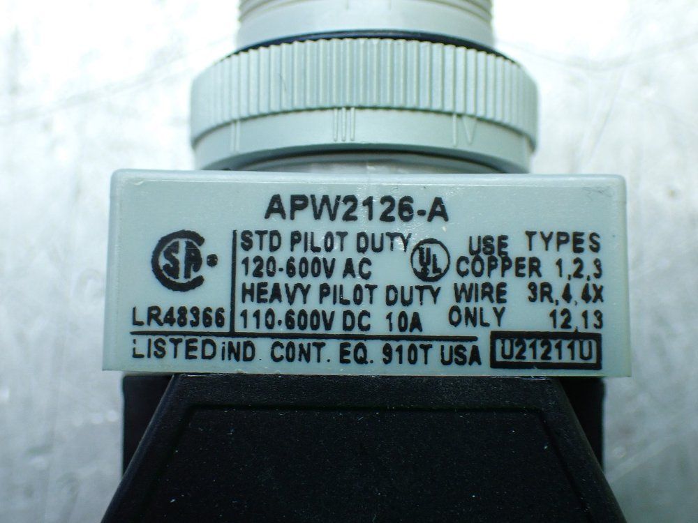 Idec 7 Amber 22mm Pilot Lights - Apw2126-a