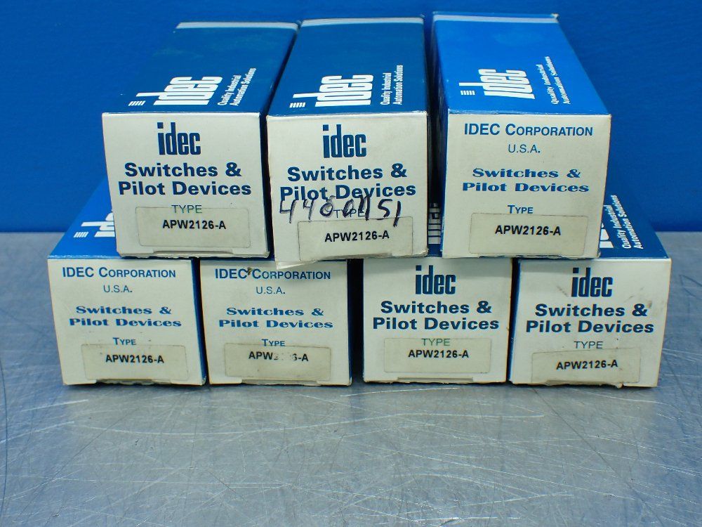 Idec 7 Amber 22mm Pilot Lights - Apw2126-a