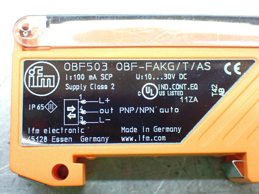 Ifm Photoelectric Sensor - Obf503