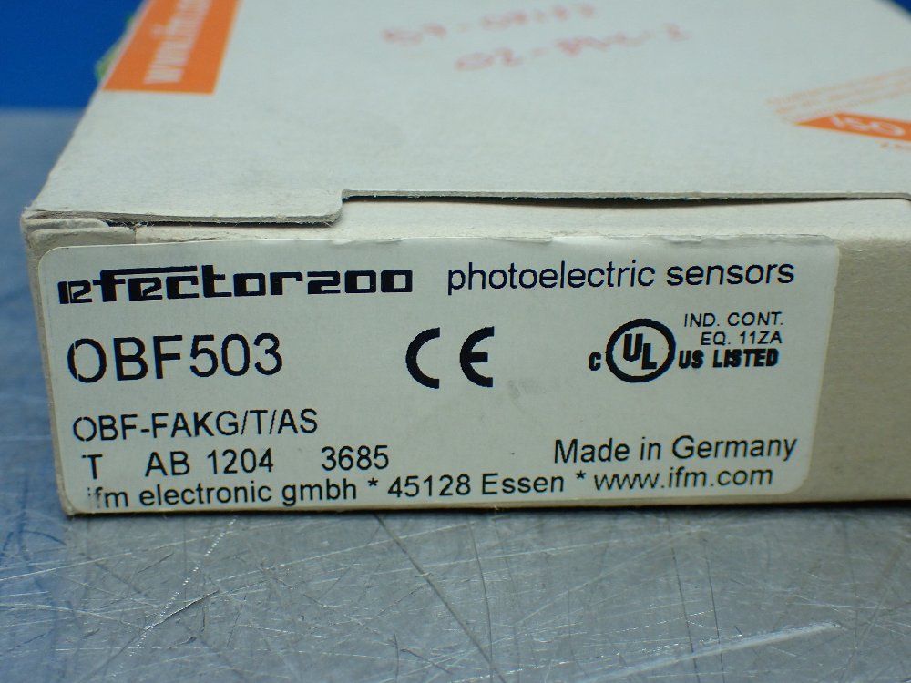 Ifm Photoelectric Sensor - Obf503