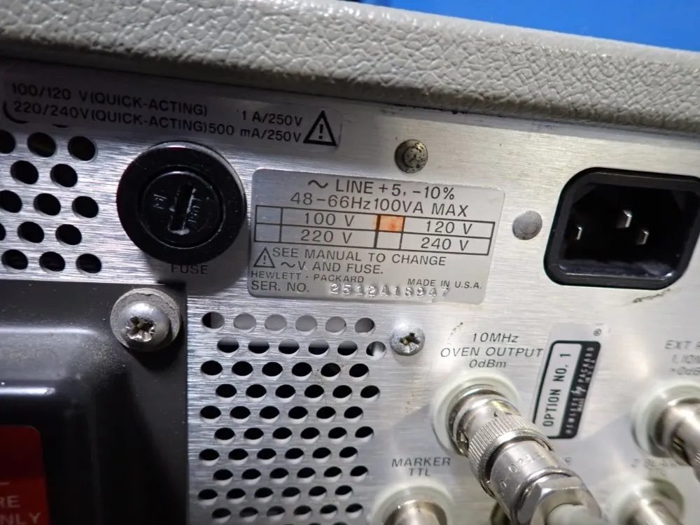 Hp Synthesizer/function Generator - 3325a