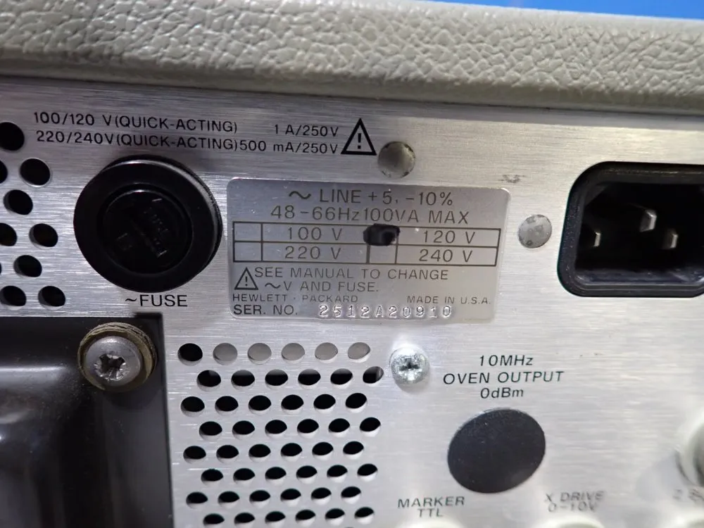 Hp Synthesizer/function Generator