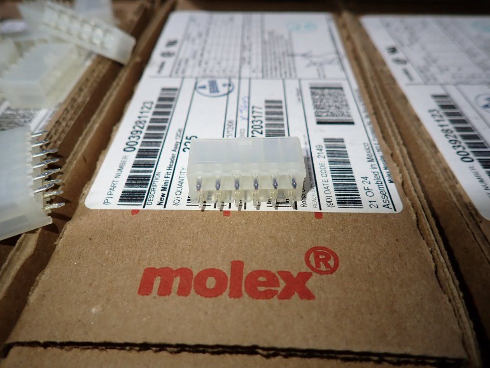 Molex Vertical Headers - 0039281123