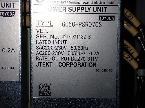 Jtek Toyoda 2016 Jtek Toyoda Gl-6p 32ii Plain Cylindrical Grinder - Gl-6p 32ii Plain