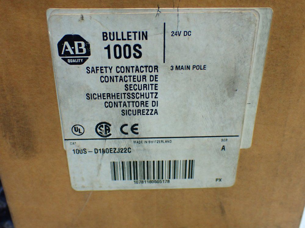 Allen-bradley Guardmaster Safety Contactor - 100s-d180ezj22c