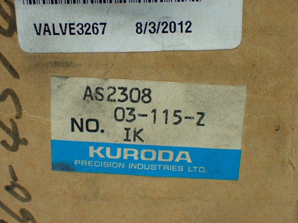 Kuroda Solenoid Valve - As2308