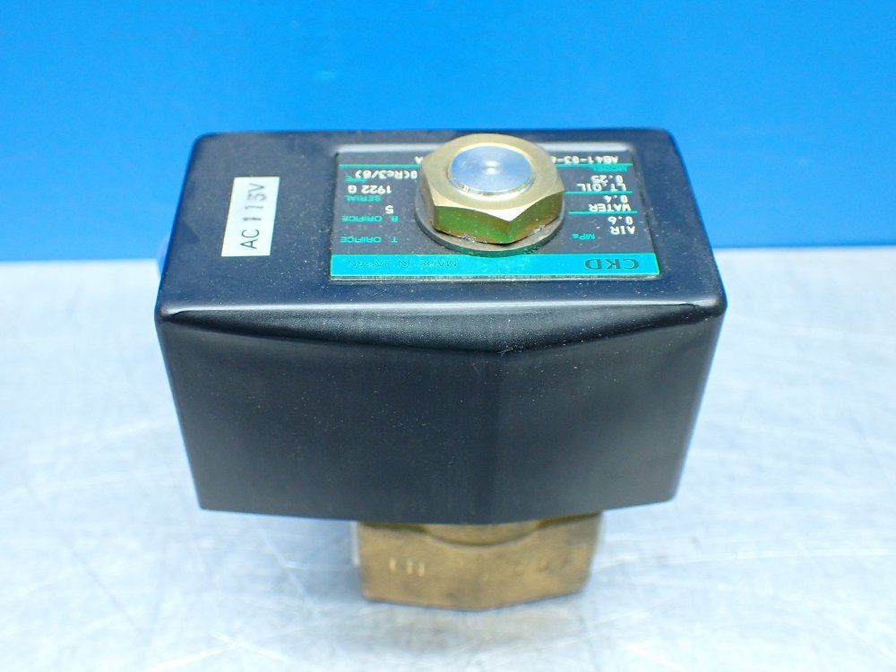 Ckd Solenoid Valve - Ab41-03-6-b4a-ac115v