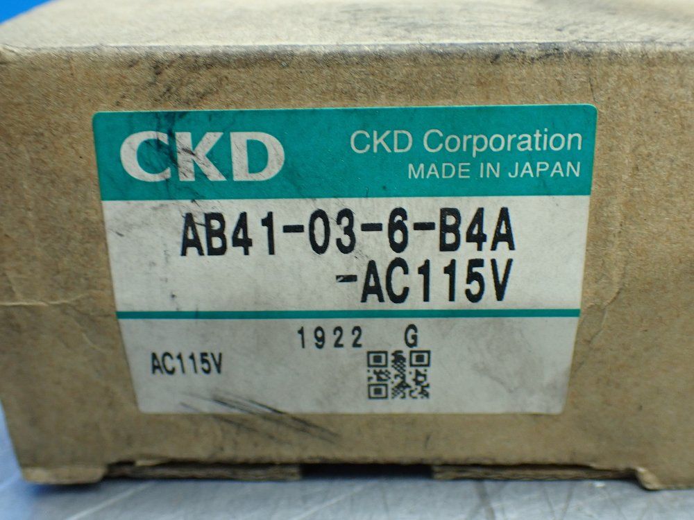 Ckd Solenoid Valve - Ab41-03-6-b4a-ac115v