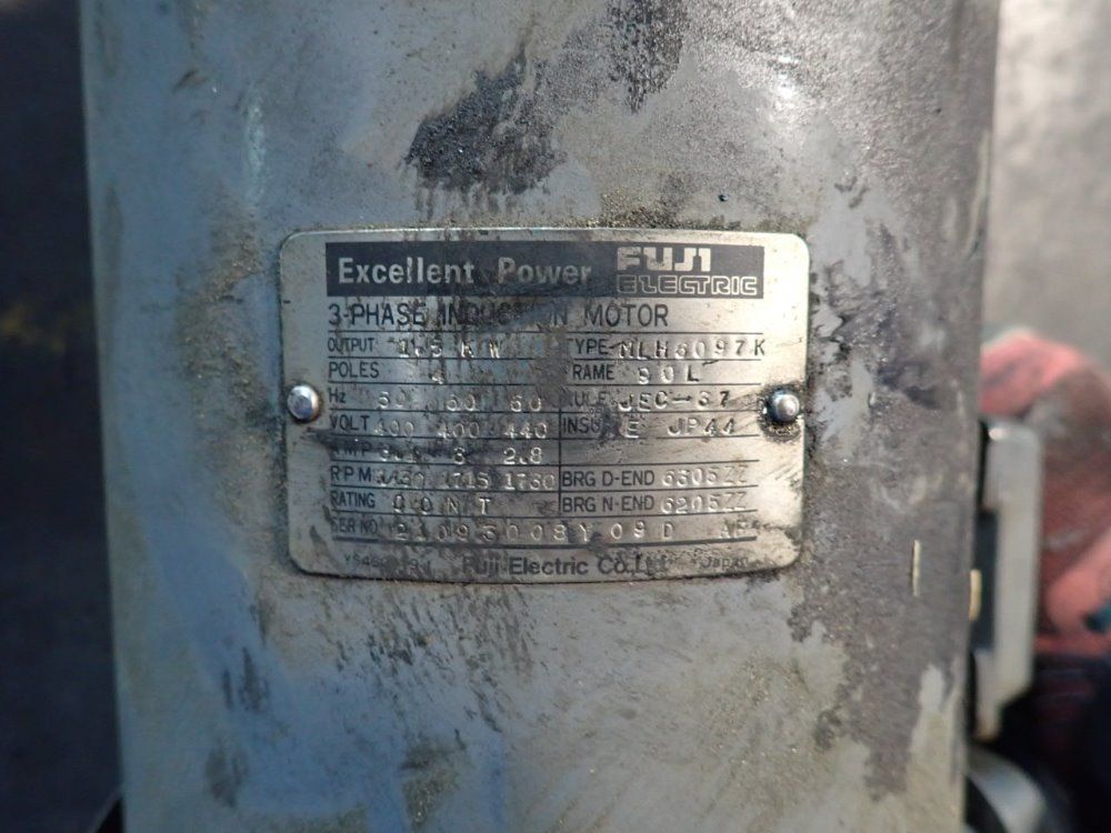 Fuji Electric 1.5 Kw Motor - Mlh6097k