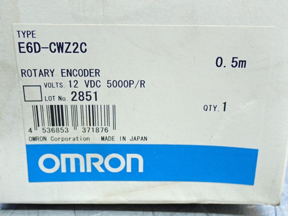Omron Optical 2000ppr Rotary Encoder - E6d-cwz2c 5000p/r