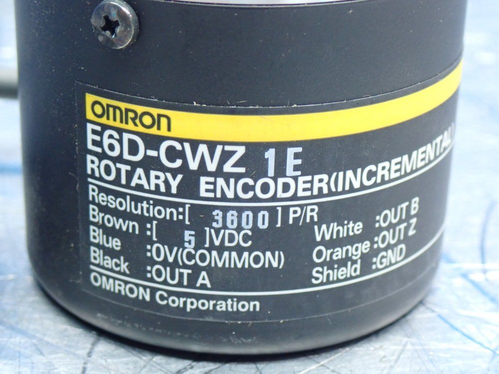 Omron 55mm Diameter High-resolution Rotary Encoder - E6d-cwz1e 3600p/r