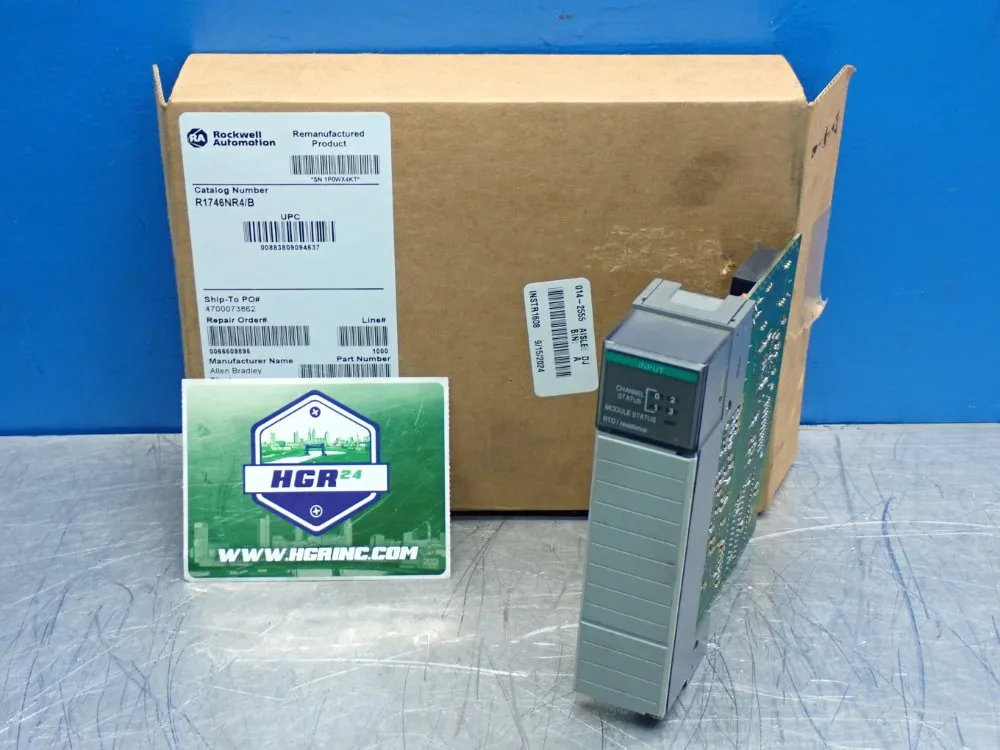 Allen Bradley Slc500 Rtd Resistance Input Module - 1746-nr4