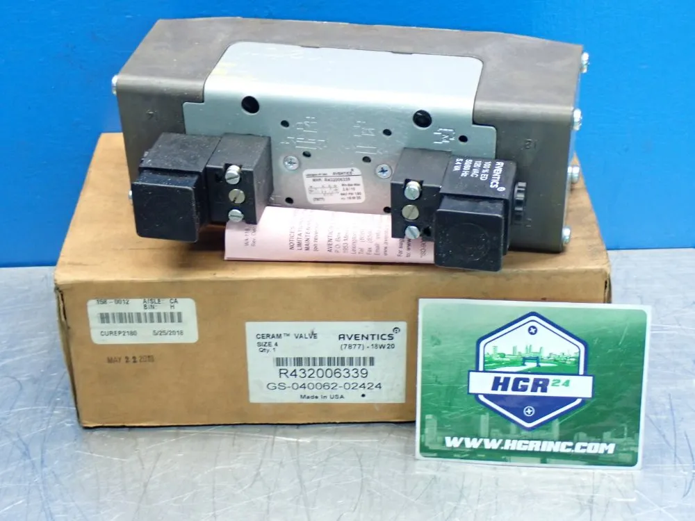 Aventics Working Pressure: 0 Bar-10.3 Bar Pneumatic Directional Valve Unit - R432006339