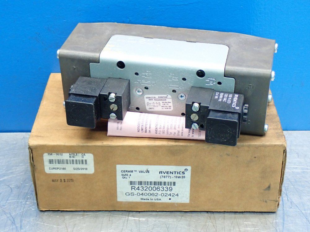 Aventics Working Pressure: 0 Bar-10.3 Bar Pneumatic Directional Valve Unit - R432006339