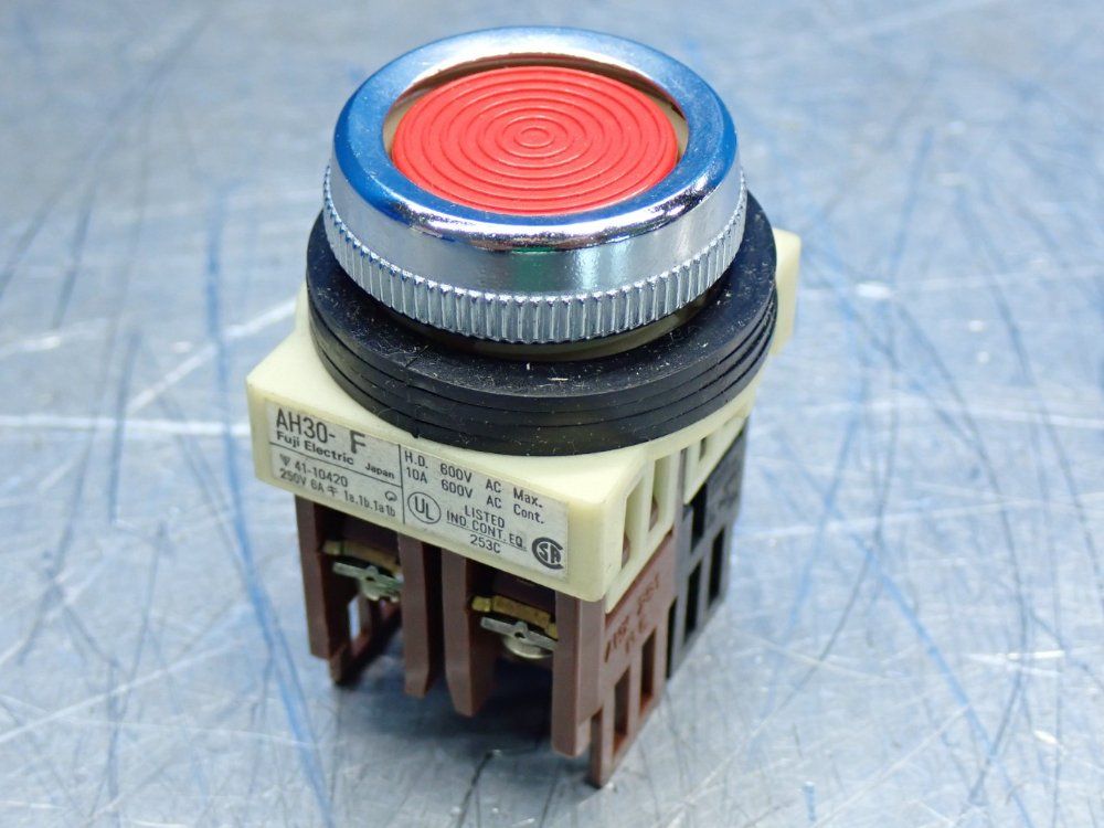 Fuji Electric Push Button Contact Block - Ah30-f