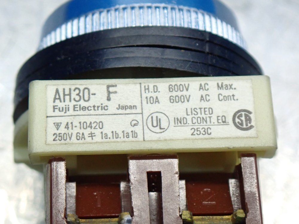 Fuji Electric Push Button Contact Block - Ah30-f