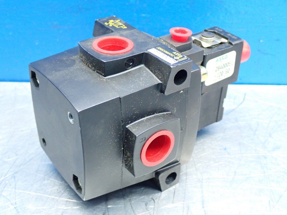 Asco Pipe Size: 1/2in 3-way Pneumatic Control Valve - 28400051-120/60
