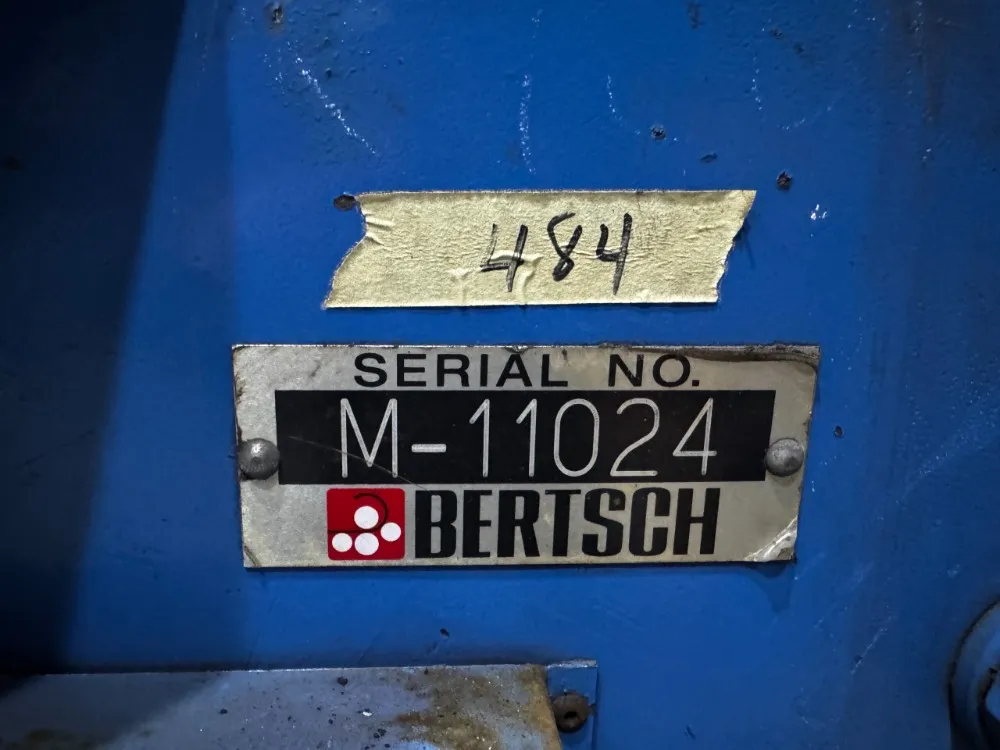 Bertsch 10' 2008 Bertsch 10' X 1/2" Plate Roller - 75-10