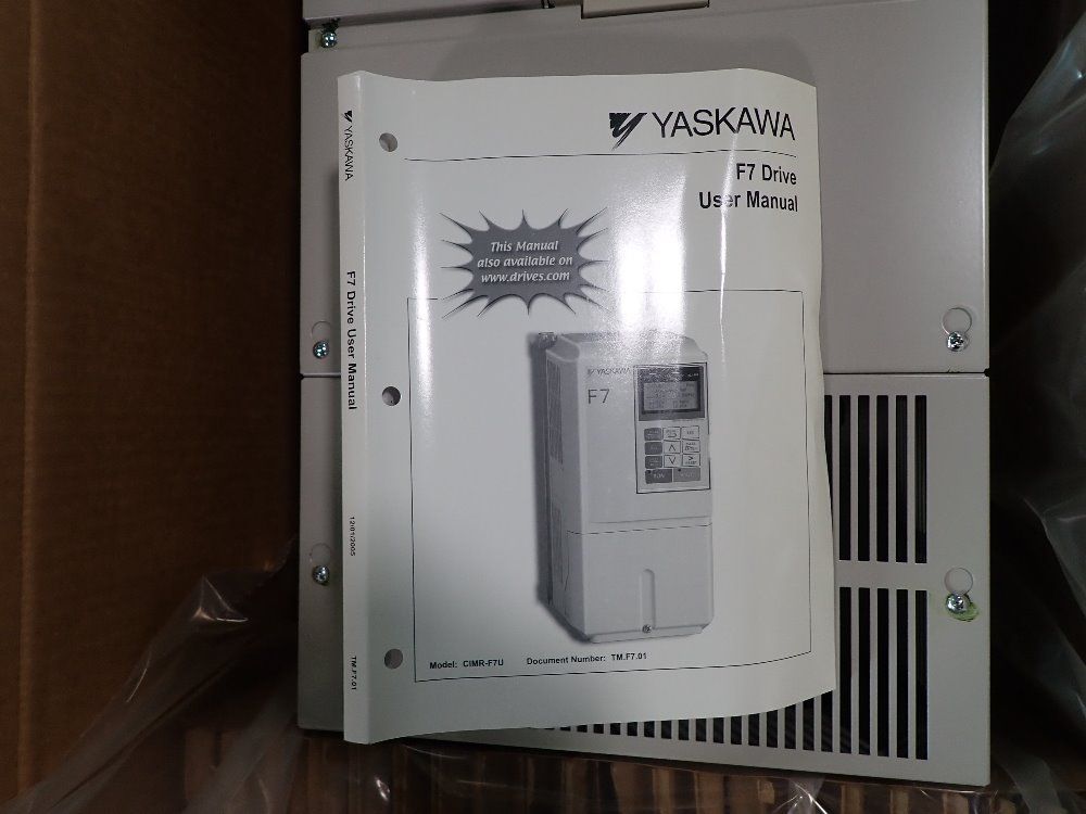 Yaskawa Electric 60 Hp, 380-480 Vac, 91 Amp Varispeed Drive - Cimr-f7u40451e