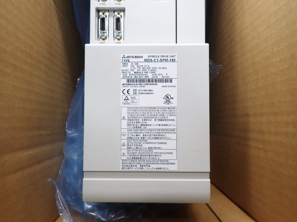 Mitsubishi 200 V Spindle Drive Unit. - Mds-c1-spm-185