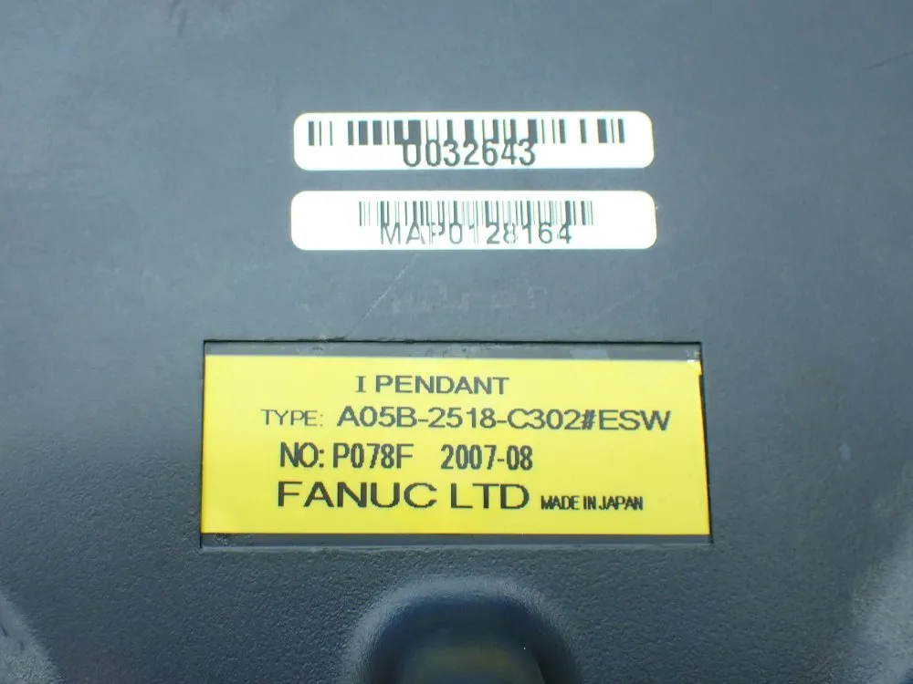 Fanuc I Pendant Teach Pendant - A05b-2518-c302#esw