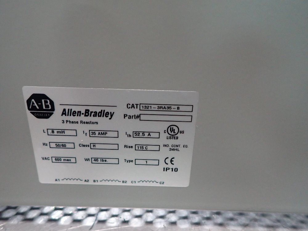 Allen-bradley 35 Amps Line Reactor - 1321-3ra35-b