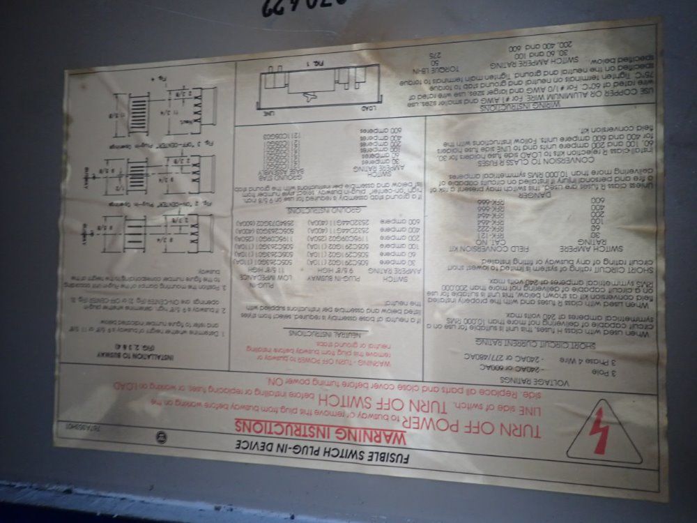 Westinghouse 30 Amp/240 Volt Bus Plug - Tap 321