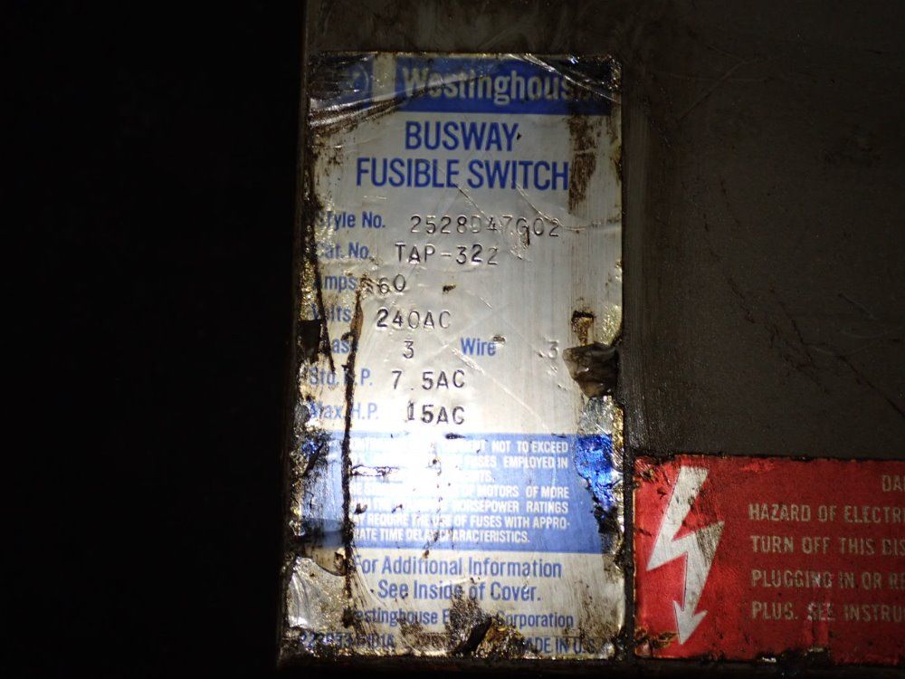 Westinghouse Bus Plug
