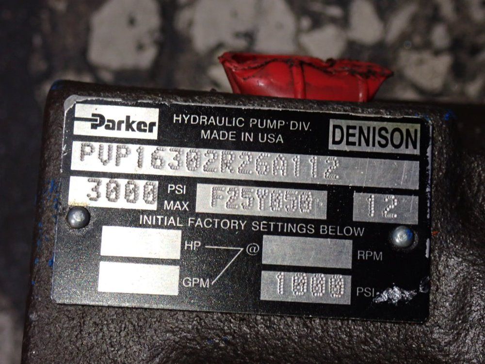 Parker Hydraulic Pump - Pvp16302r26a112