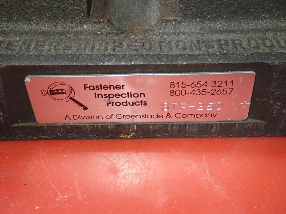 Fastener Inspection Base Plate