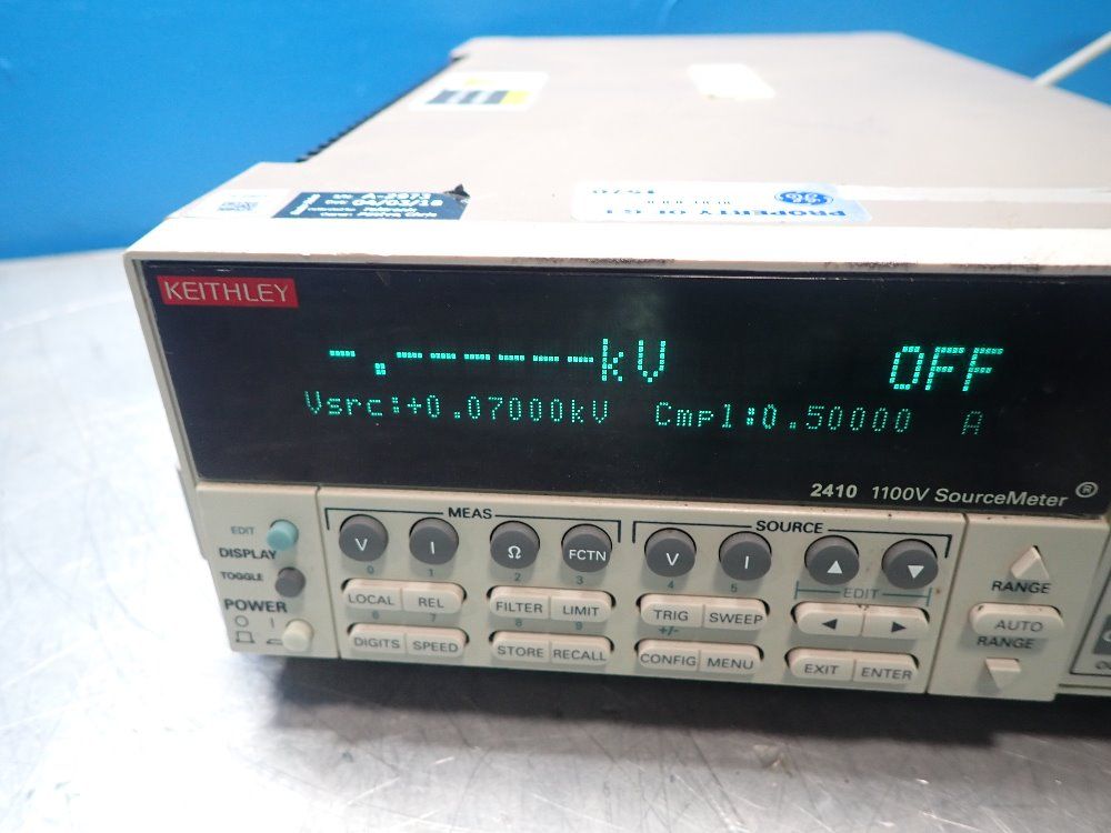 Keithley Sourcemeter Powers On No Other Tests