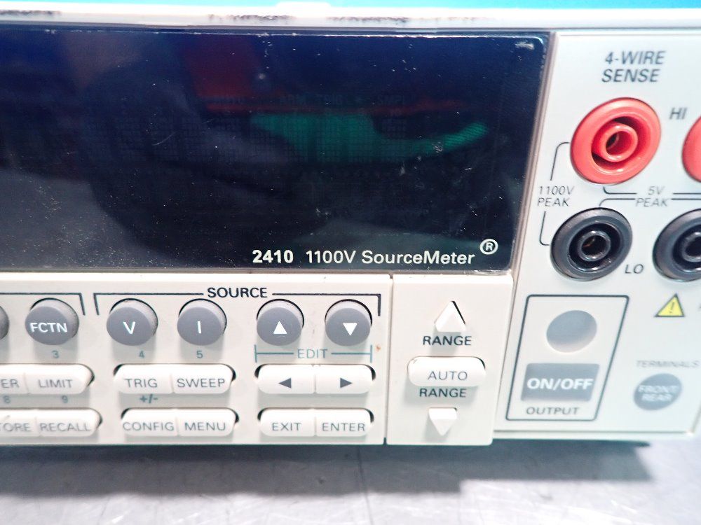Keithley Sourcemeter Powers On No Other Tests