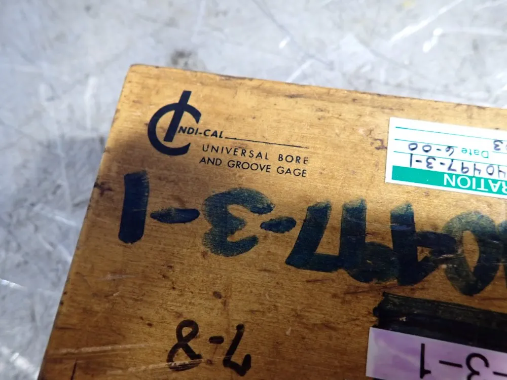 Indi-cal Groove Gage