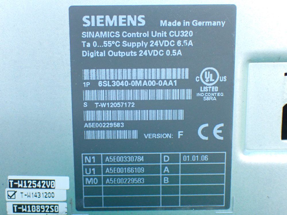 Siemens Sinamics Control Module - 6sl3040-0ma00-0aa1