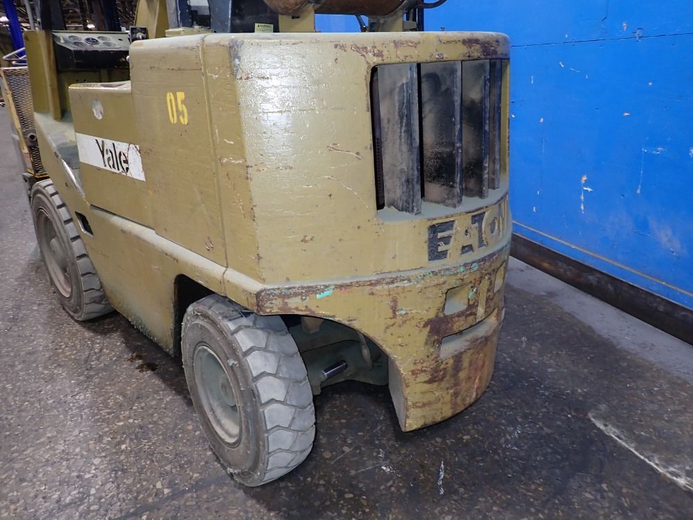 Yale 5000 Lbs Gp-050-sanfbs-086 Propane Lift W/cascade Clamp Attachment - Gp-050-sanfbs-086