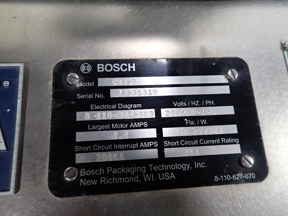 Bosch Bosch Doboy Cbsd Continuous Band Sealer