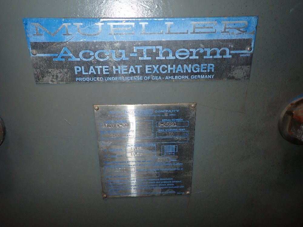 Mueller Plate Heat Exchanger