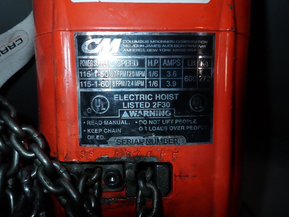 Cm Electric Chain Hoist