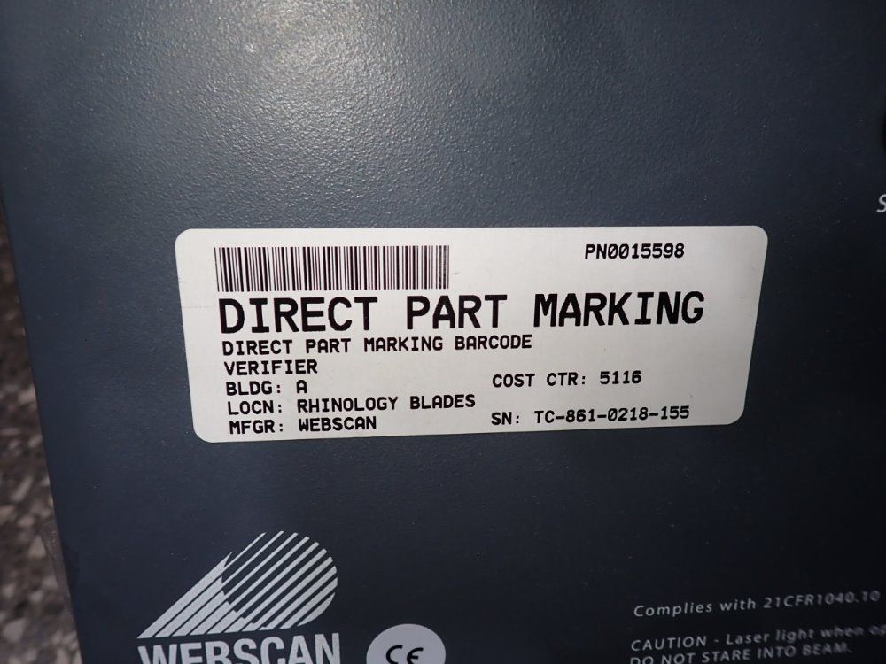 Webscan Barcode Verifier