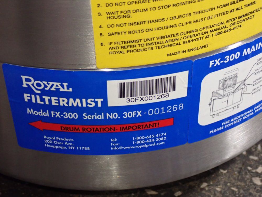 Royal Fx-300 Mist Collector - Fx-300