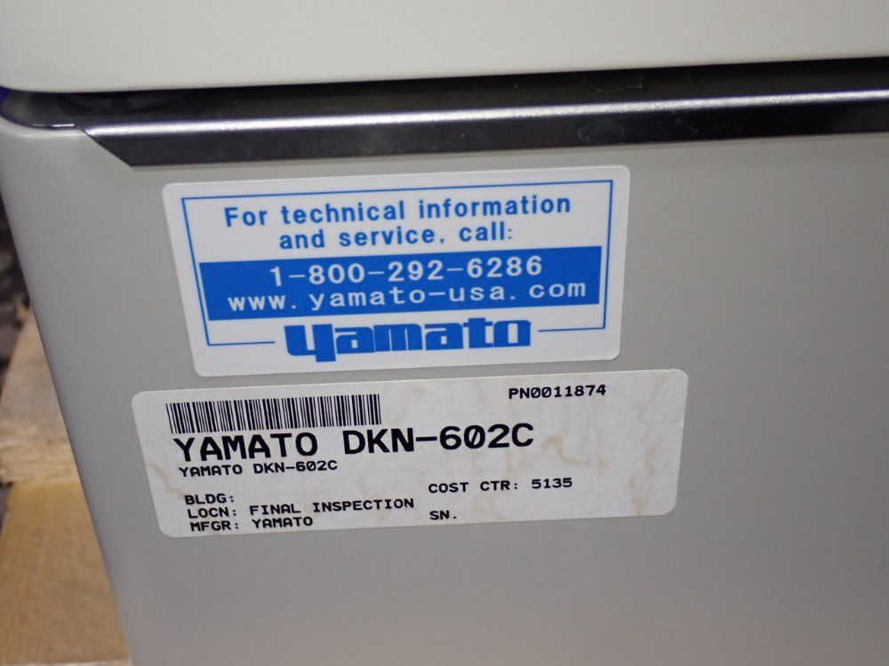 Yamato Yamato Dkn602c Constant Temperature Oven