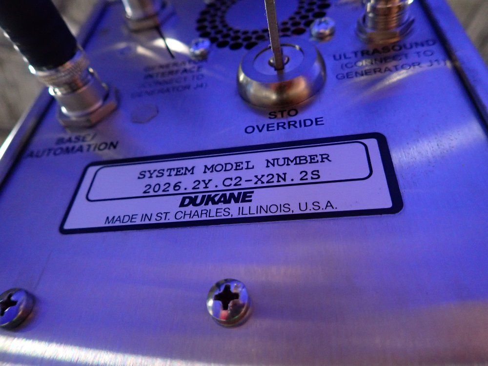 Dukane Infinity 2026-2y-c2-x2n-2s Ultrasonic Welder - Infinity / 2026-2y-c2-x2n-2s