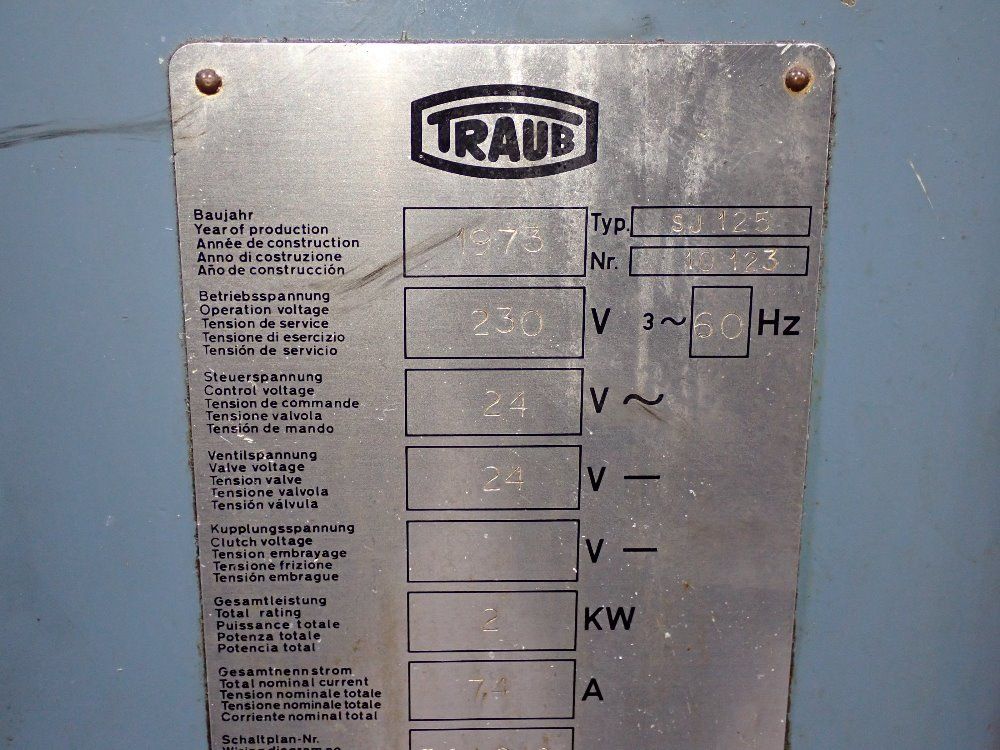 Strohm  Traub Screw Machine
