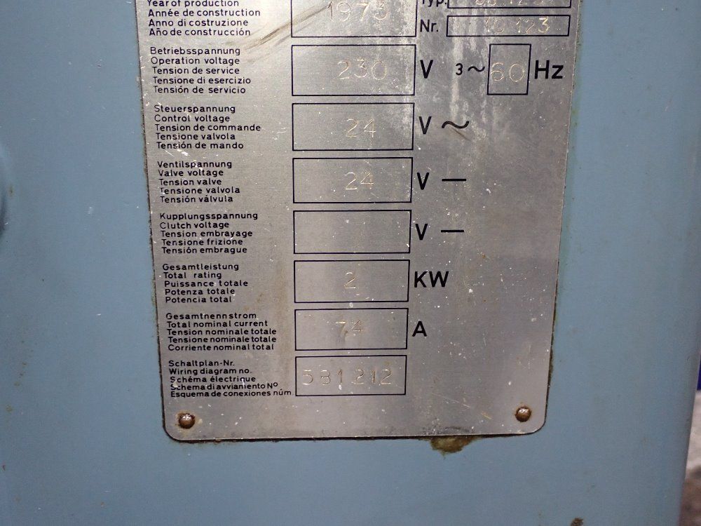 Strohm  Traub Screw Machine