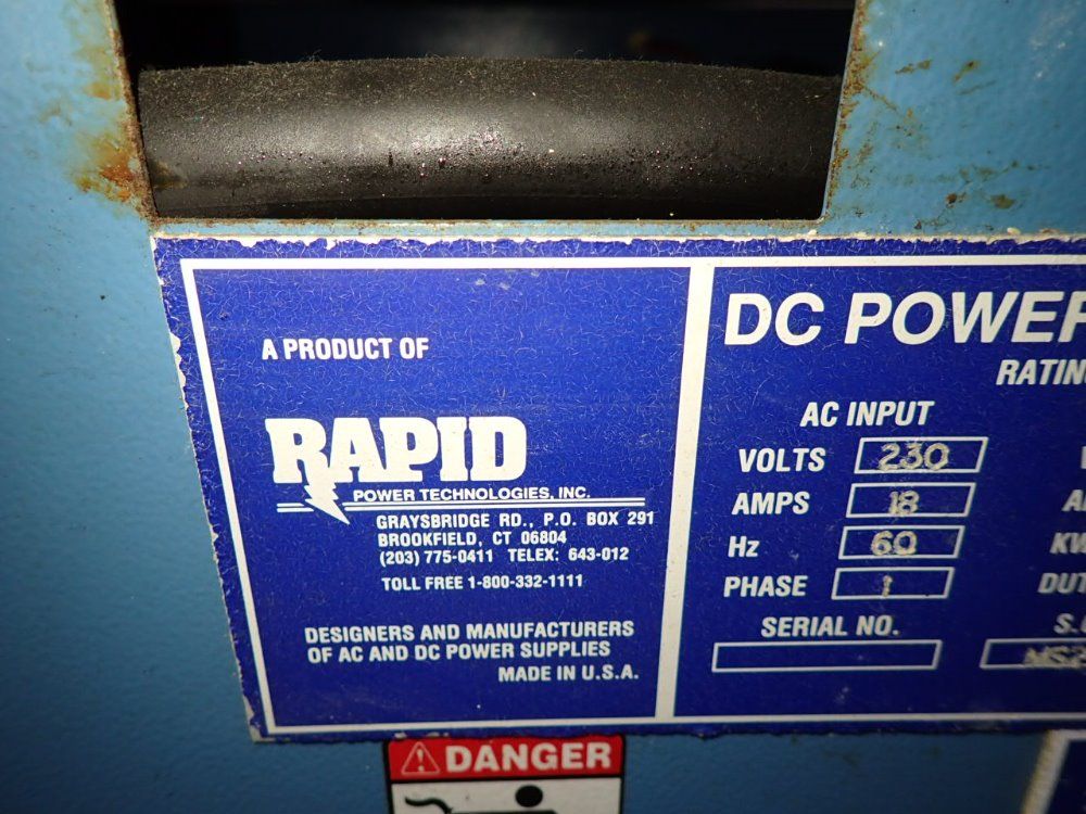Rapid Power Technologies Dc Power Supply