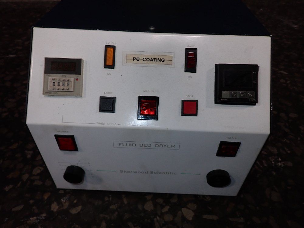 Sherwood Scientific Fluid Bed Dryer