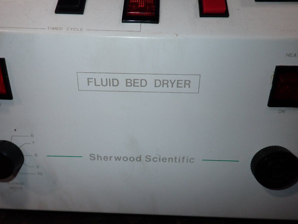 Sherwood Scientific Fluid Bed Dryer