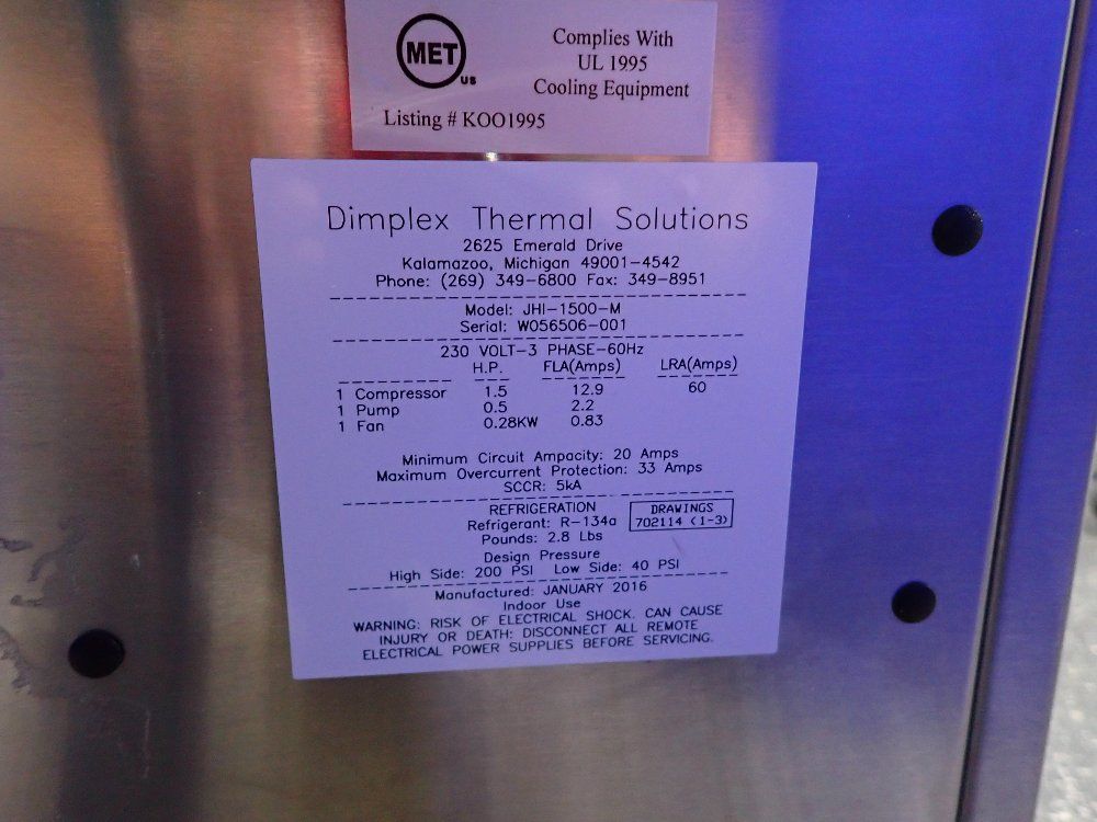Dimplex Thermal Solutions Chiller